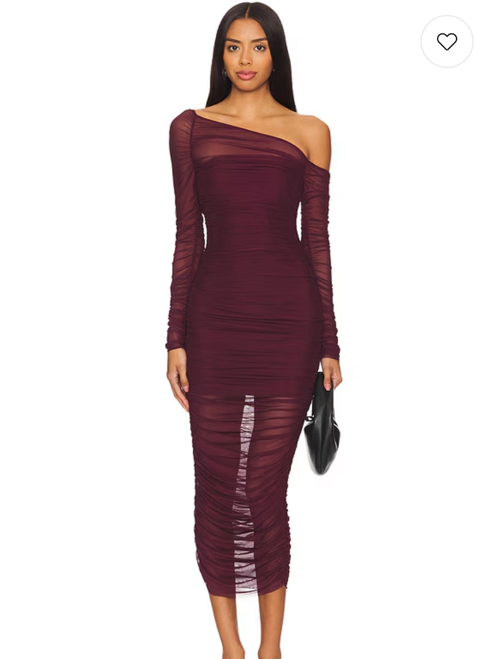 SEROYA Chantae Dress in Merlot